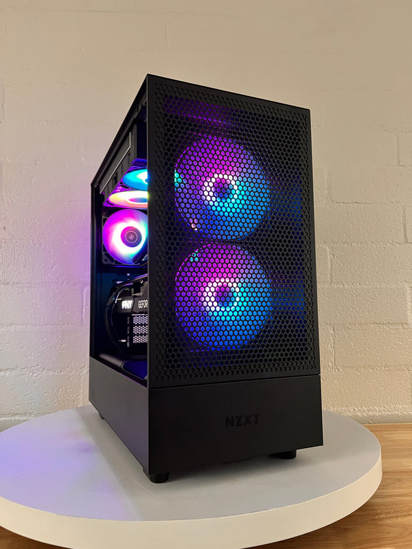 NZXT H5 Flow: Intel Core Ultra 7 265K / 32GB DDR5 / 2TB SSD / RTX 4070 Ti Super Gaming PC